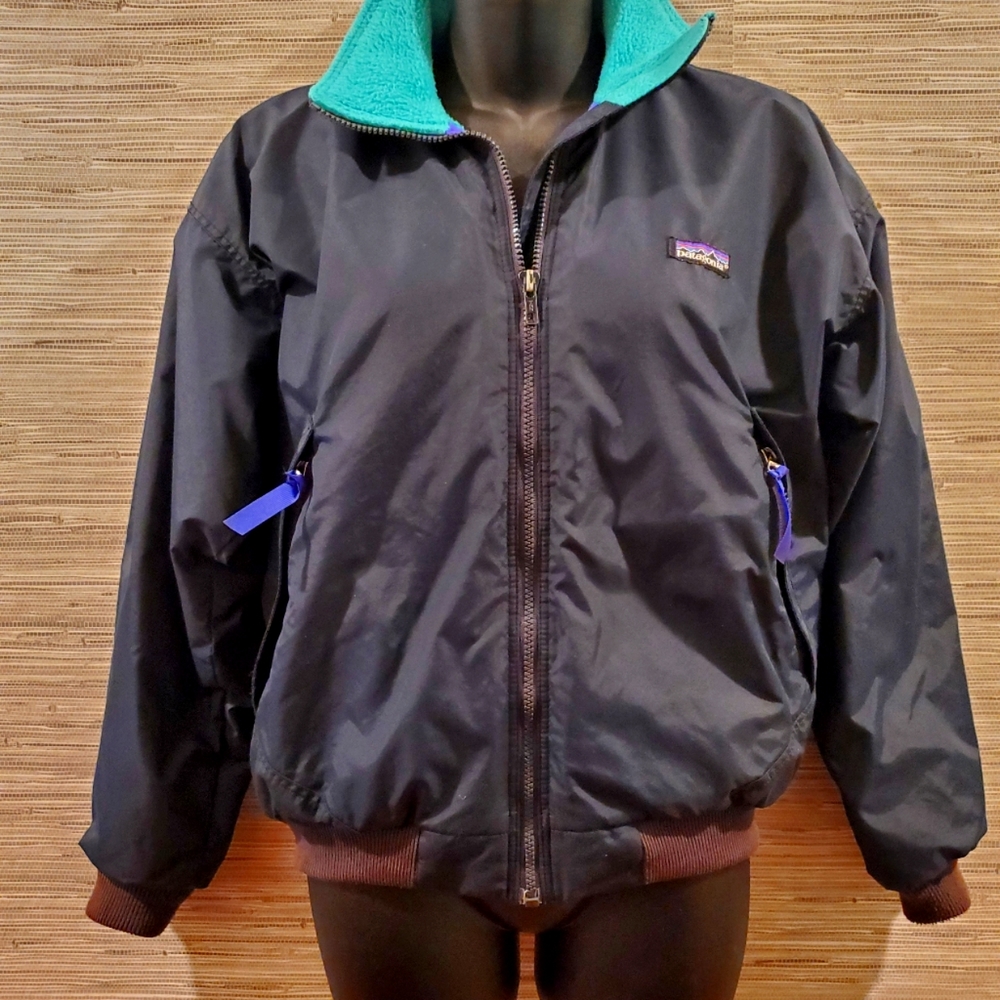 Patagonia Black Vintage Bomber Jacket